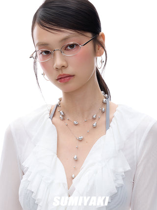 broken pearl necklace