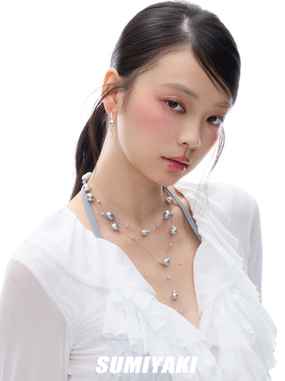 broken pearl necklace