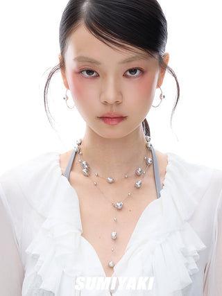 broken pearl necklace