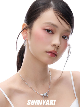 pearl stud earrings