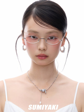 pearl stud earrings