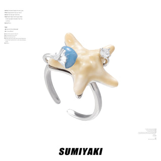 starfish shell ring