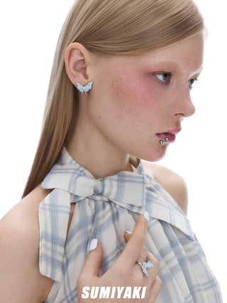 blue butterfly ring