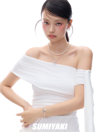 double pearl necklace