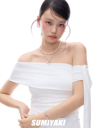 double pearl necklace