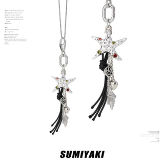 crab zircon necklace