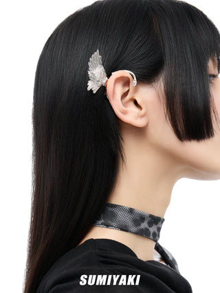 feather ear hairclip
