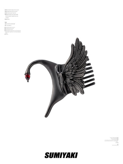 feather ear hairclip