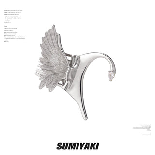feather ear hairclip