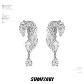 dark punk earrings
