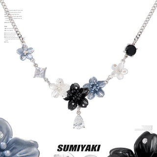 sakura flower necklace