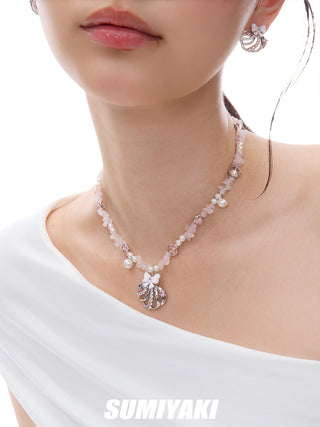 beaded clavicle chain