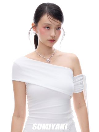 beaded clavicle chain