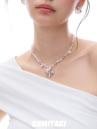 beaded clavicle chain