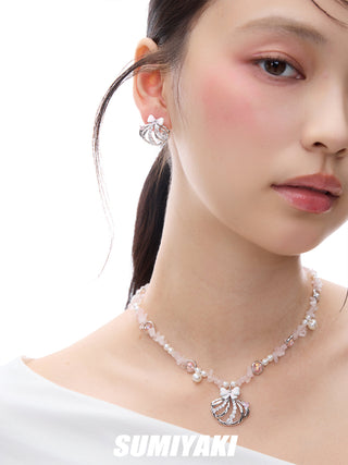 beaded clavicle chain