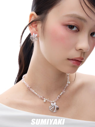 beaded clavicle chain