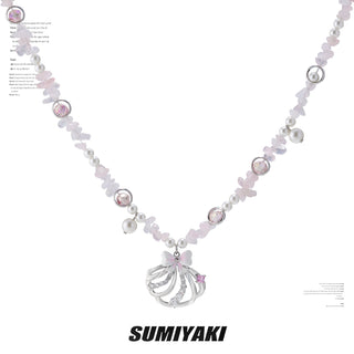 beaded clavicle chain