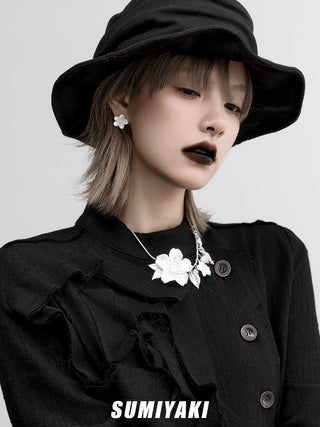 sakura tassel collar