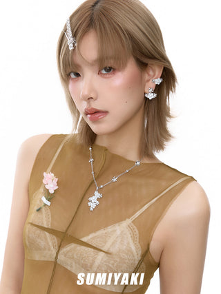 cherry blossom earrings