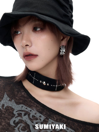 gothic cross earrings