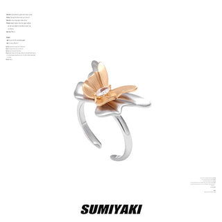 3D butterfly ring