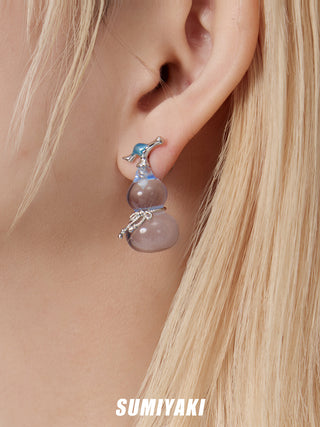 lucky gourd earrings