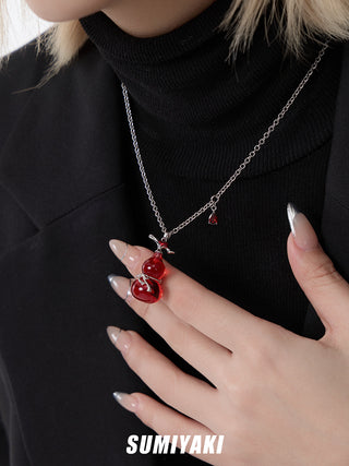 red gourd necklace