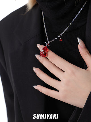 red gourd necklace