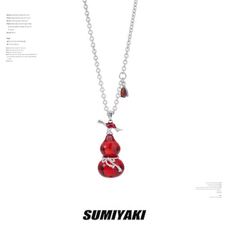 red gourd necklace
