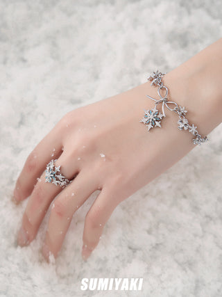 snow flower bracelet