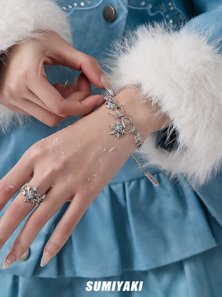 snow flower bracelet