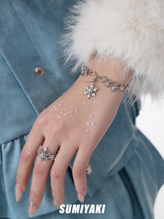 snow flower bracelet