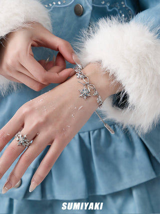 snow flower bracelet