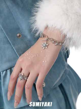 snow flower bracelet