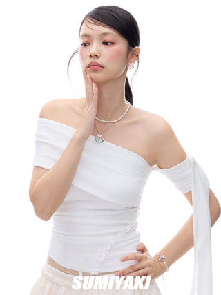 bow silver earrings