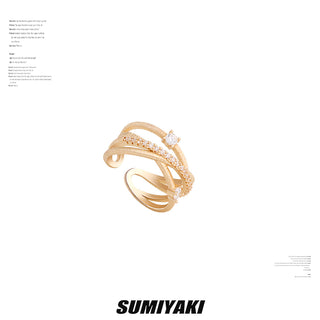 braided texture ring