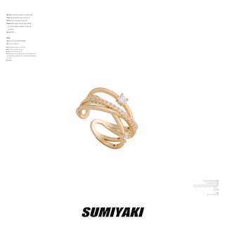 braided texture ring