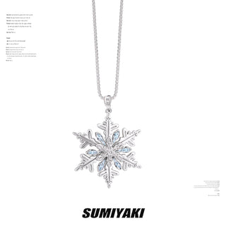 snowflake clavicle chain