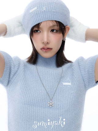 snowflake clavicle chain