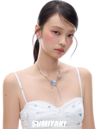 butterfly fishtail earrings