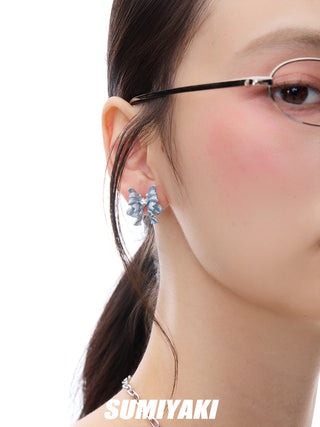 butterfly fishtail earrings