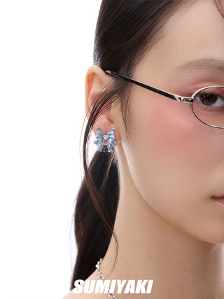 butterfly fishtail earrings