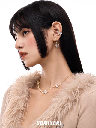 dragonfly drop earrings