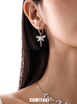 dragonfly drop earrings