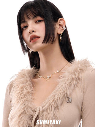 dragonfly drop earrings
