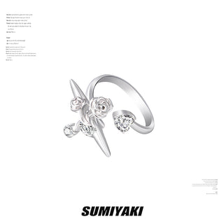rose cross ring