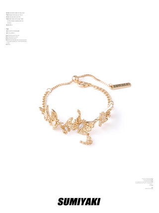 gold butterfly bracelet