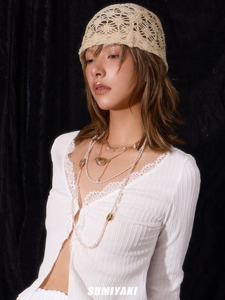 gold shell necklace
