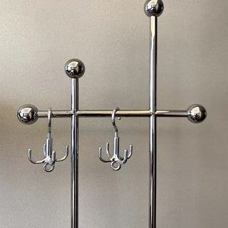 Silver Rotating Clothes Hook