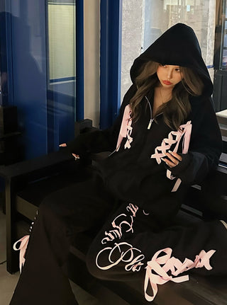 [EatmePlz] Over-sized sweatshirt & sweatpants set